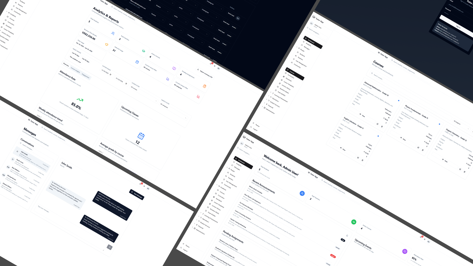 TutoringApp - Smart Learning Management System
